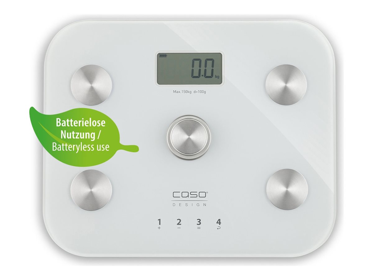 Caso | Scale | BodyEnergy Fit | Maximum weight (capacity) 150 kg | Accuracy 100 g | White - Image 2