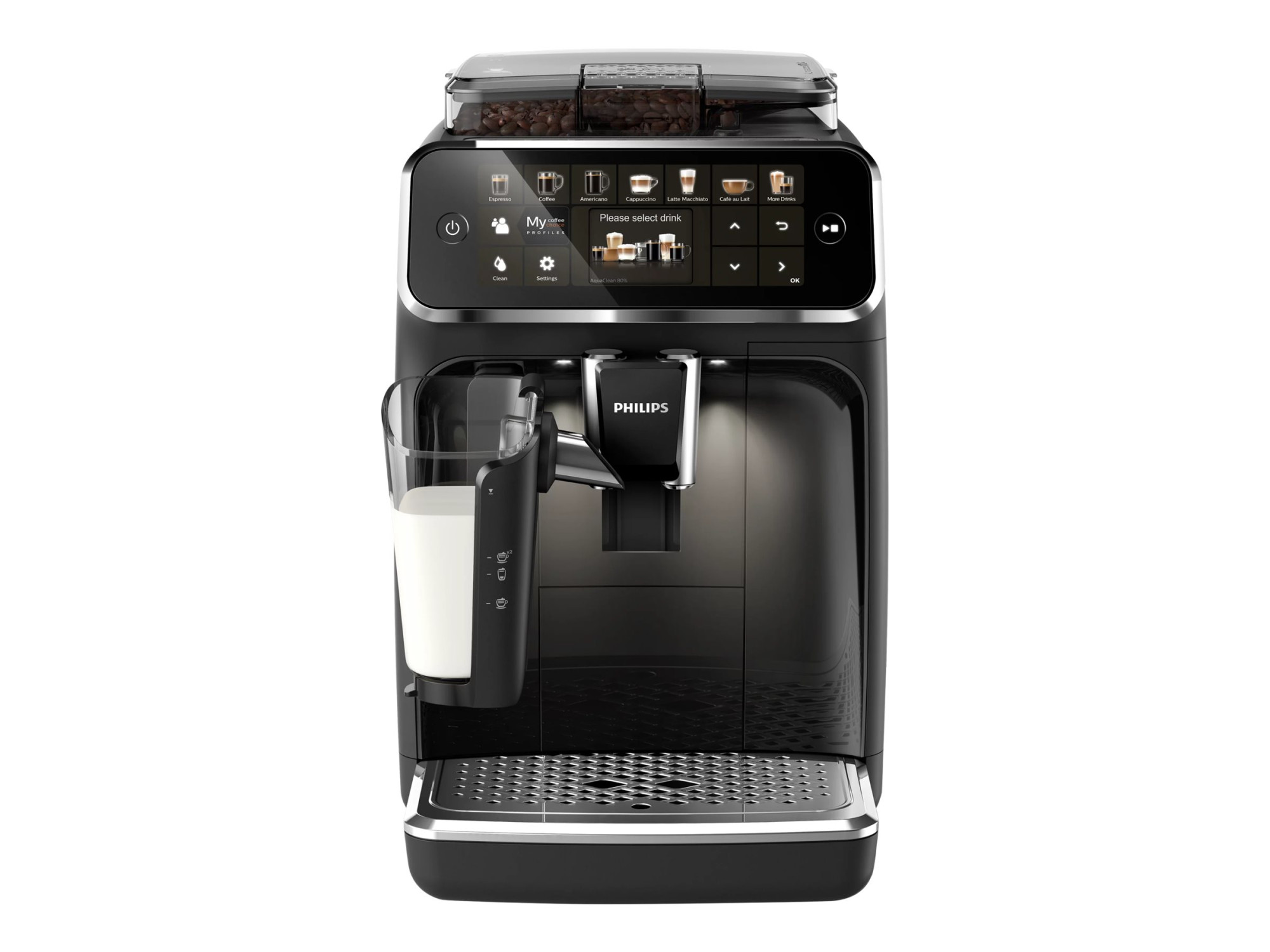 Philips Espresso Machine | EP5441/50 | Pump pressure 15 bar | Built-in milk frother | Fully automatic | 1500 W | Black - Image 3