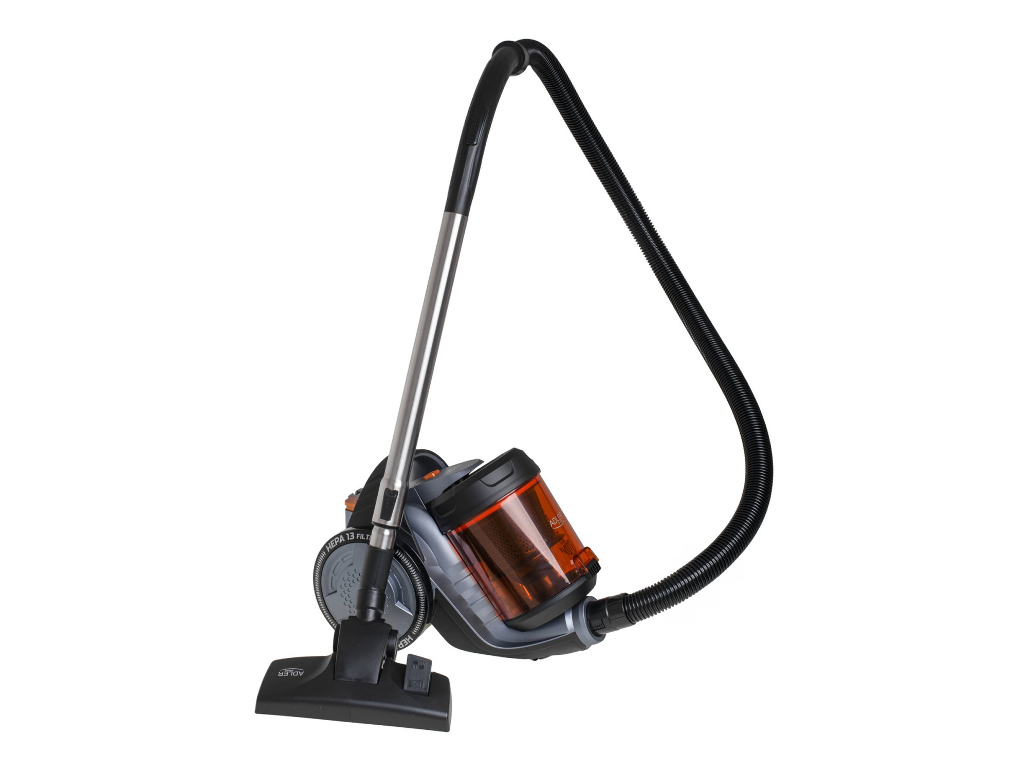 Adler Cyclone Vacuum Cleaner | AD 7065 | Bagless | Power 700 W | Dust capacity 1.6 L | Black/Red - Image 2