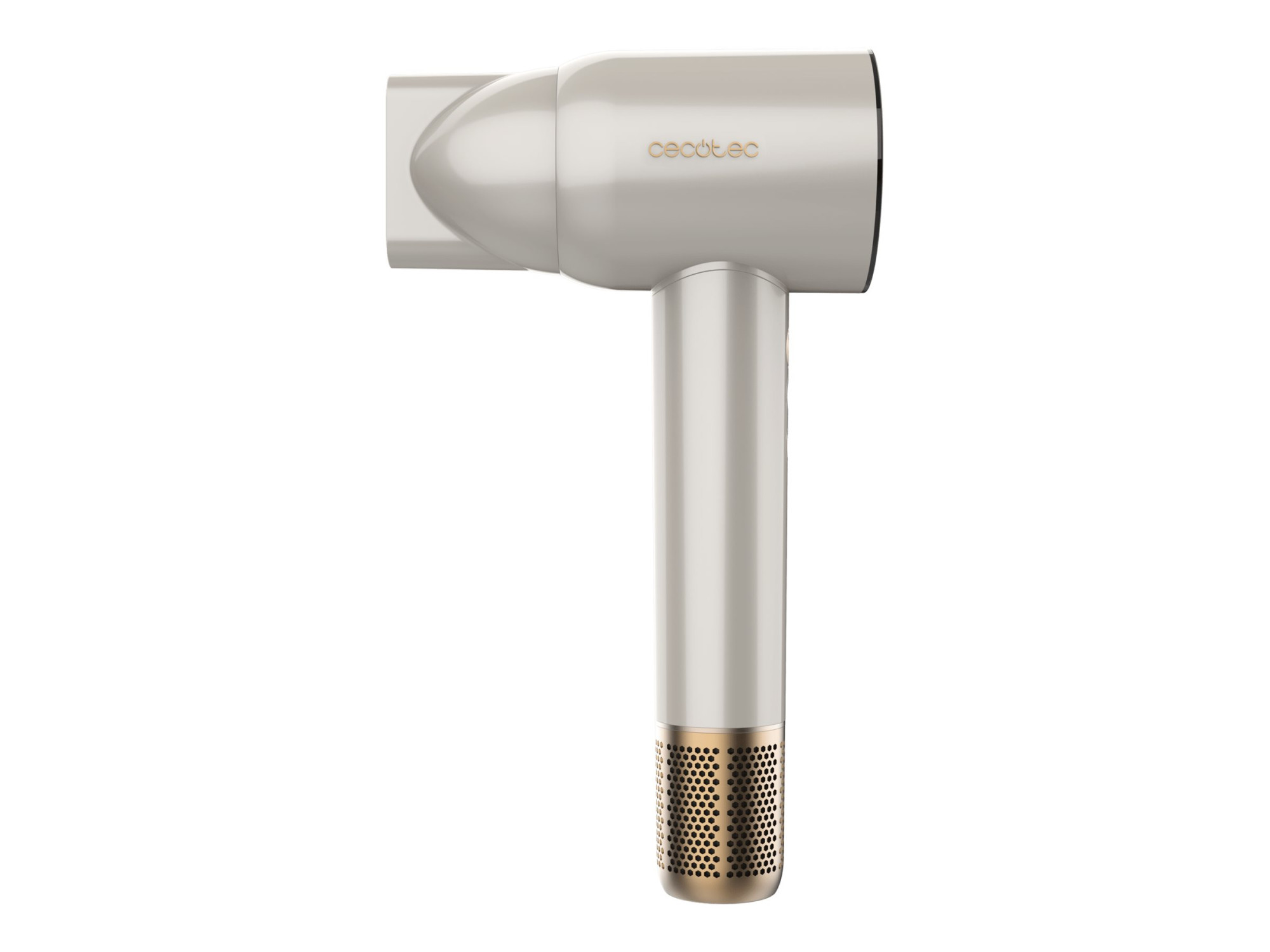 Cecotec Hair Dryer | IoniCare RockStar Nano IonTech Champagne | 1600 W | Number of temperature settings 3 | Ionic function | Champagne - Image 2