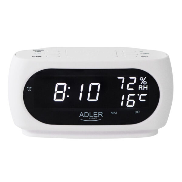 Adler LED clock with thermometer | AD 1186