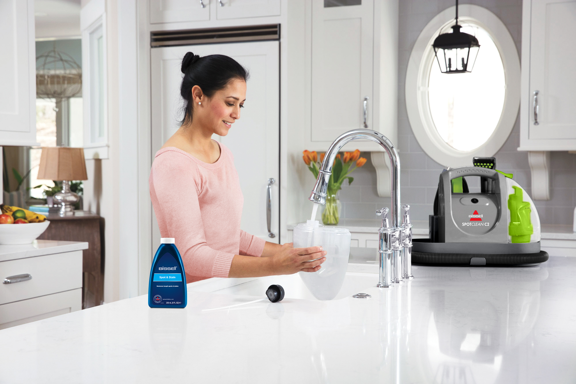 Bissell | Carpet and Upholstery Cleaner | 20671 SpotClean C2 | Corded operating | 340 W | Titanium/Silver Gray/Cha Cha Lime | 24 month(s) - Image 9