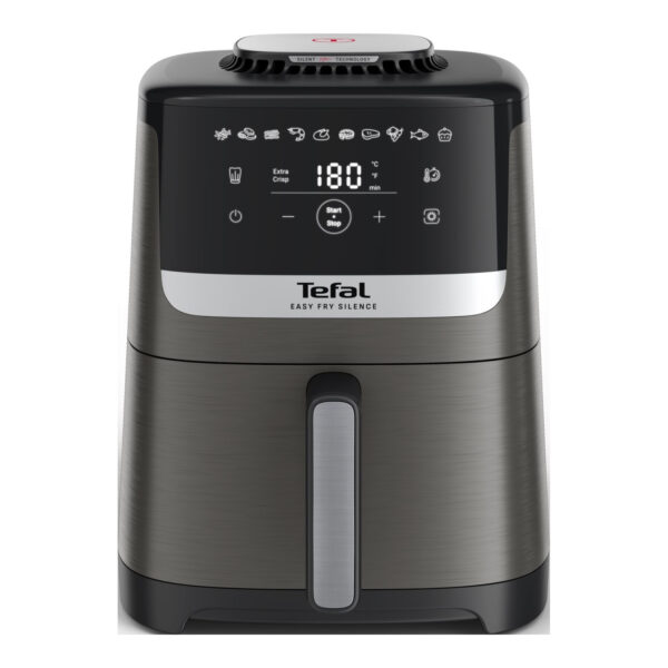 TEFAL Air Fryer | Easy Fry Silence EY551HE0 | Power 1650 W | Capacity 5 L | Gray