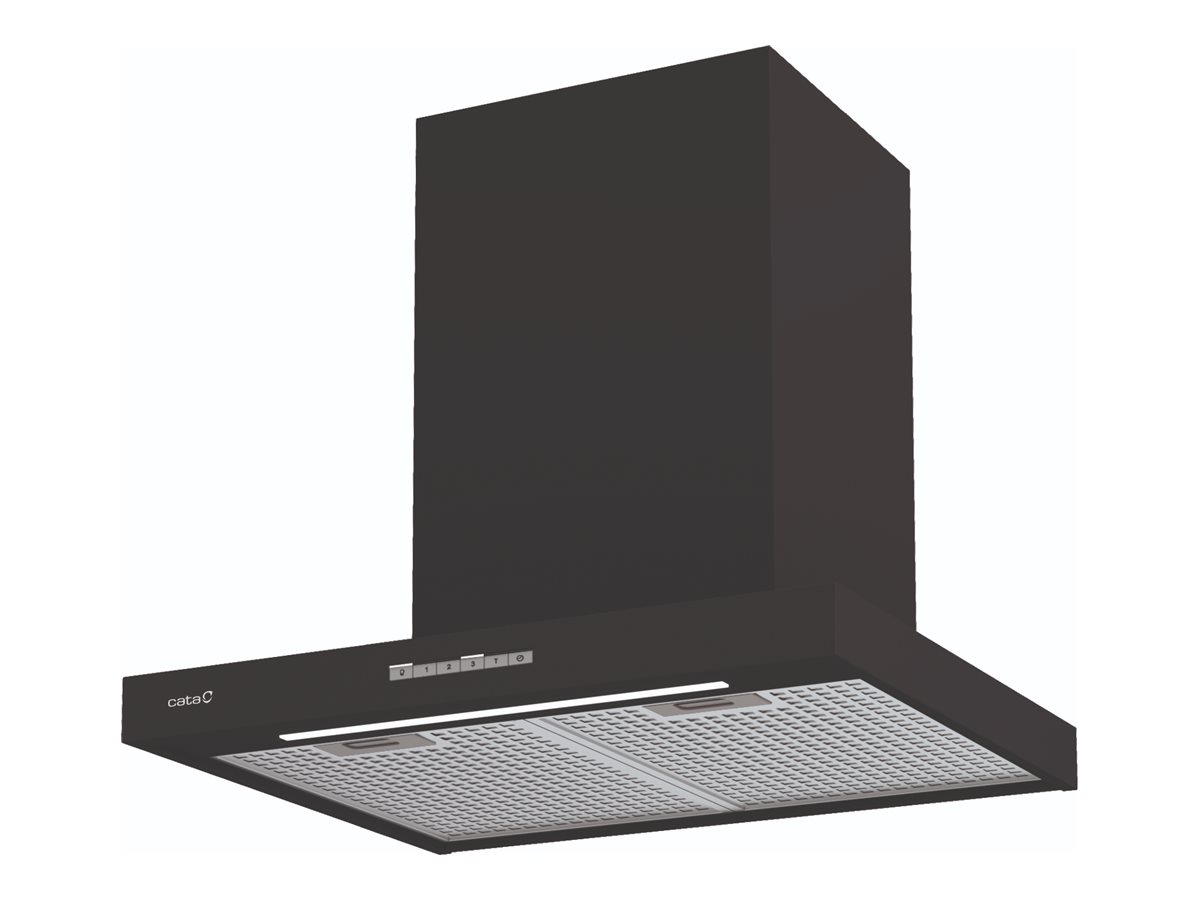 CATA Hood | SYGMA 6010 BK | Wall mounted | Energy efficiency class A | Width 60 cm | 802 m³/h | Electronic | LED | Black - Image 2