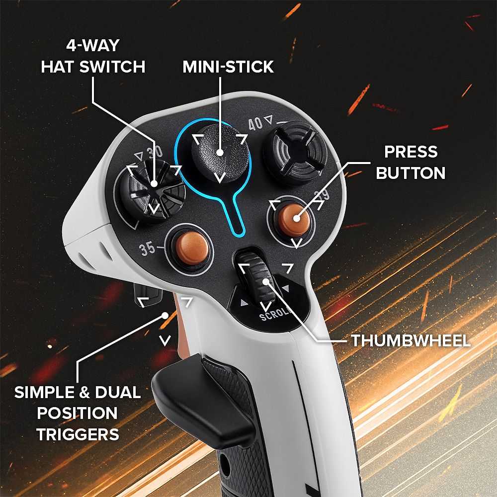 Thrustmaster SOL-R 2 Hosas WW | White/Black - Image 3