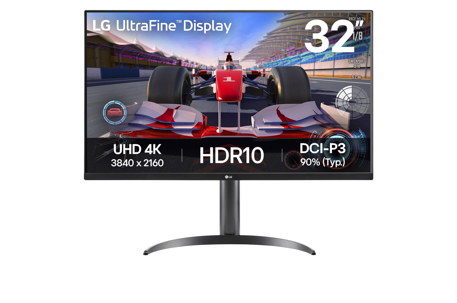 LG | 32UR550K-B | 32 " | VA | UHD | 16:9 | 60 Hz | 4 ms | 3840 x 2160 pixels | 250 cd/m² | HDMI ports quantity 2 - Image 9