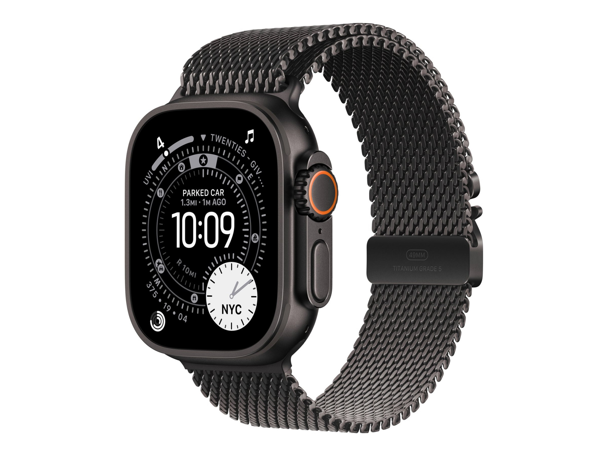 Apple | 49mm Black Titanium Milanese Loop - Large - Image 2