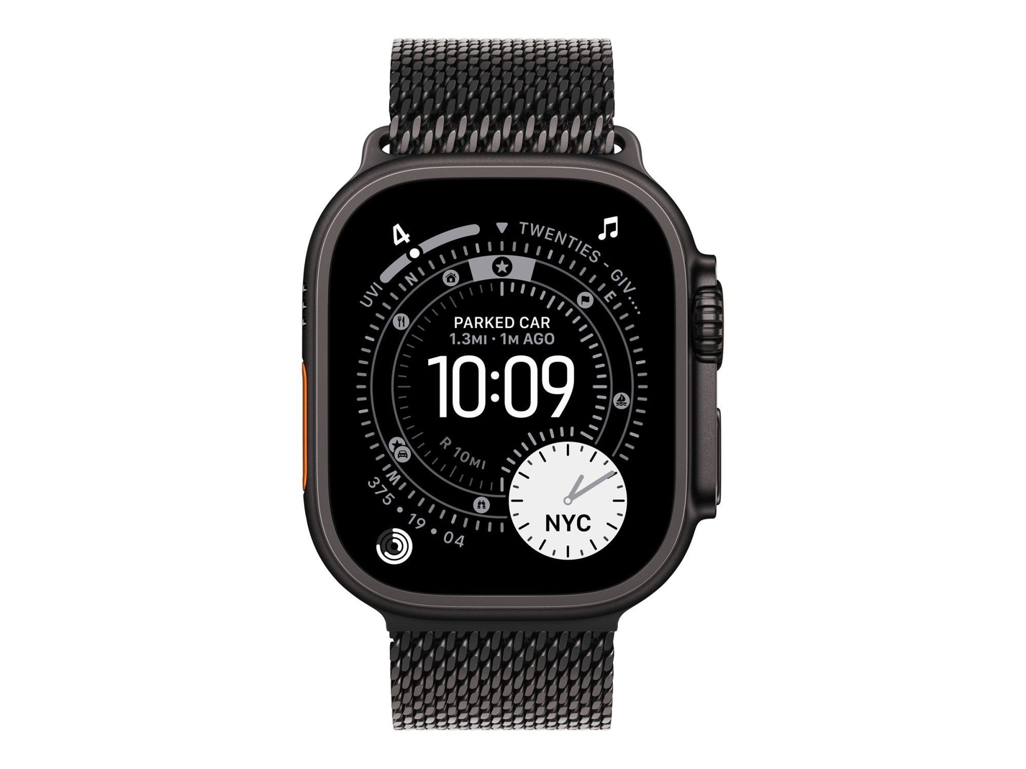 Apple | 49mm Black Titanium Milanese Loop - Large - Image 3