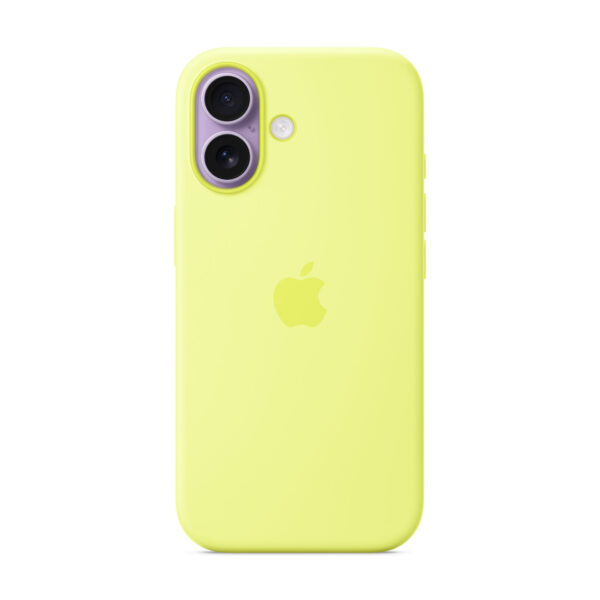 Apple iPhone 17 Silicone Case with MagSafe - Neon Yellow | Apple