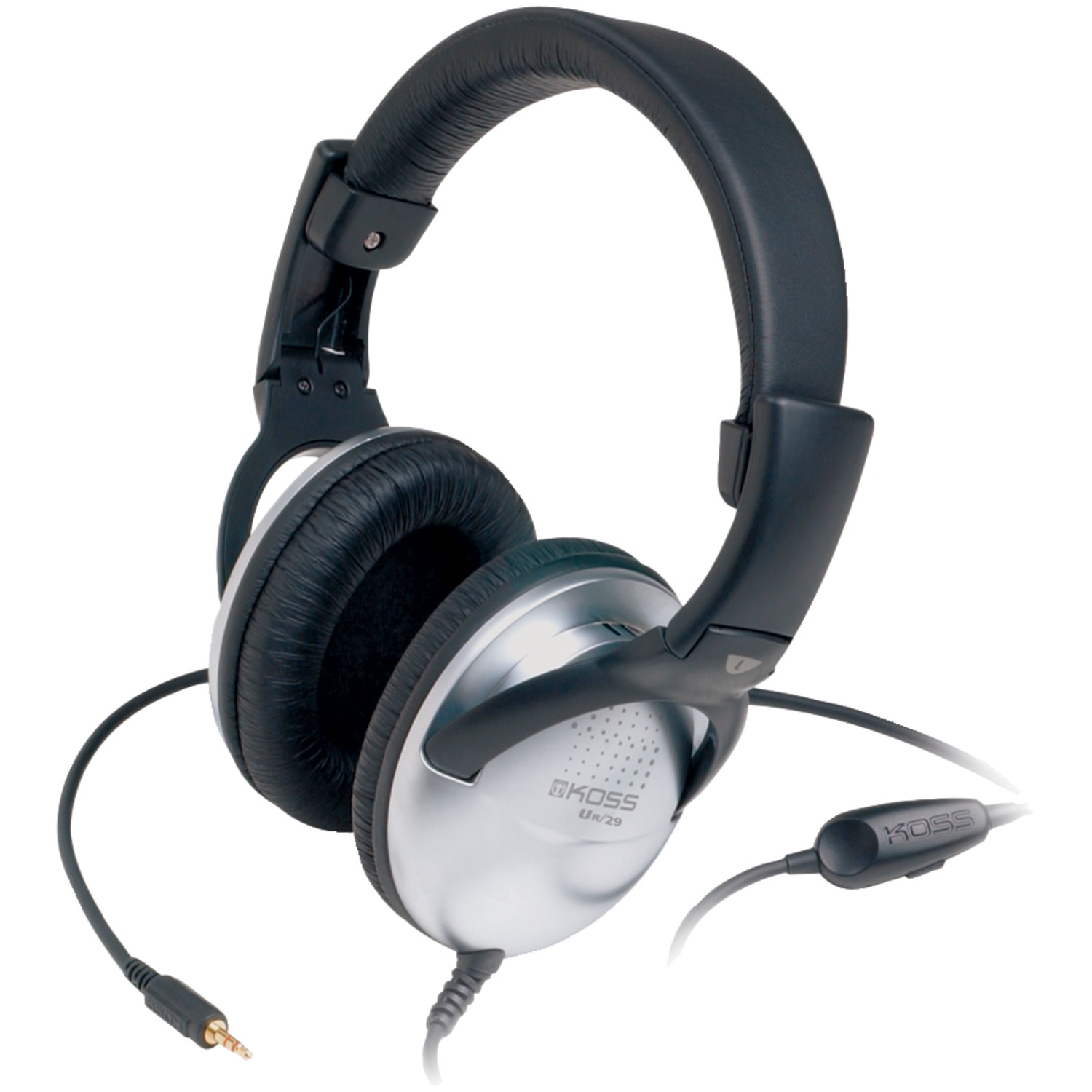 Koss | Headphones | SB45 | Wired | On-Ear | Microphone | Noise canceling | Silver/Black - Image 4
