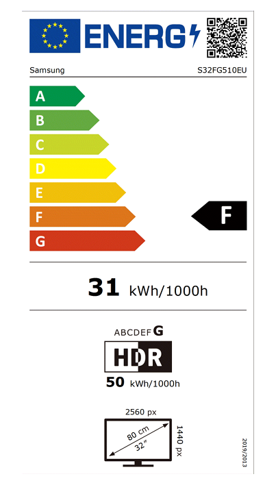 Samsung | LS32FG510EUXEN | 32 " | VA | QHD | 16:9 | 180 Hz | 1 ms | 2560 x 1440 pixels | 300 cd/m² | HDMI ports quantity 2 | Black - Image 18