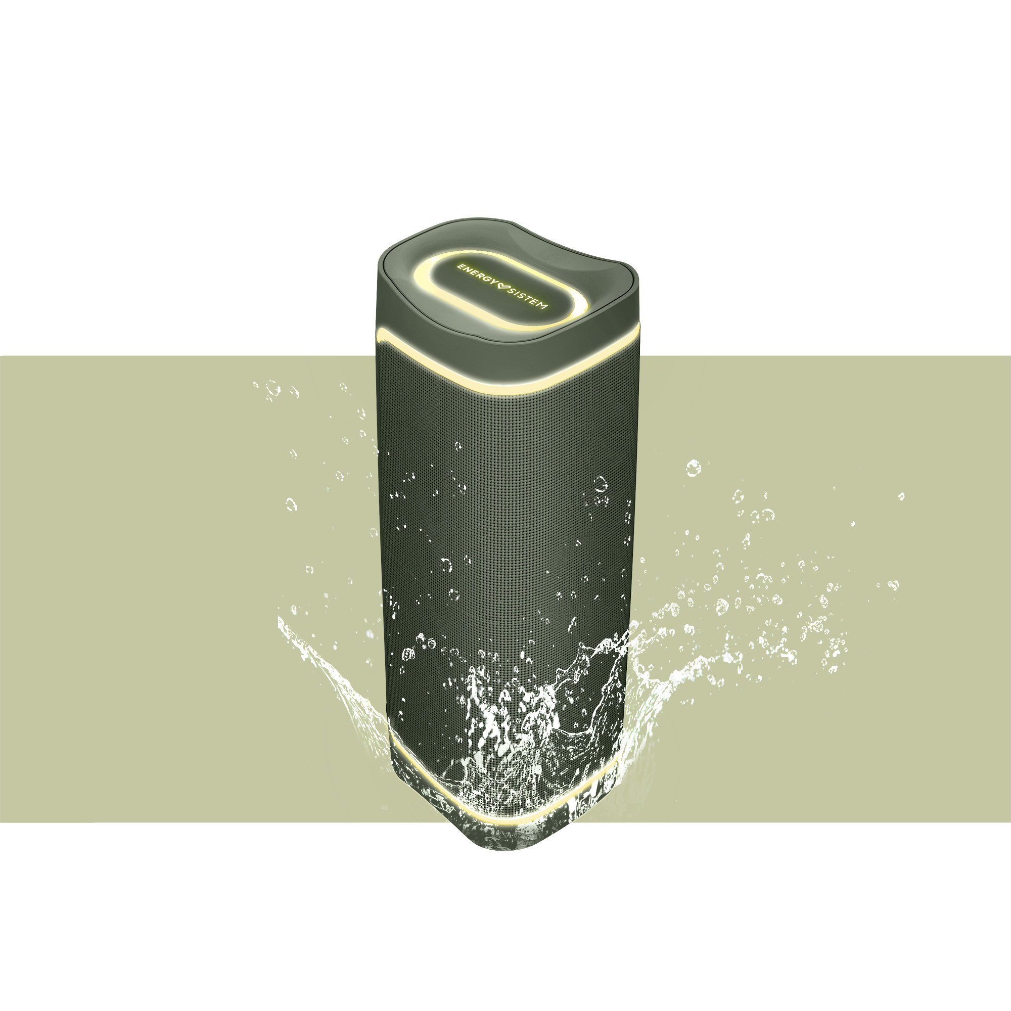 Energy Sistem | Speaker with RGB LED Lights | Yume ECO | 15 W | Waterproof | Bluetooth | Green | Portable | Wireless connection - Image 5