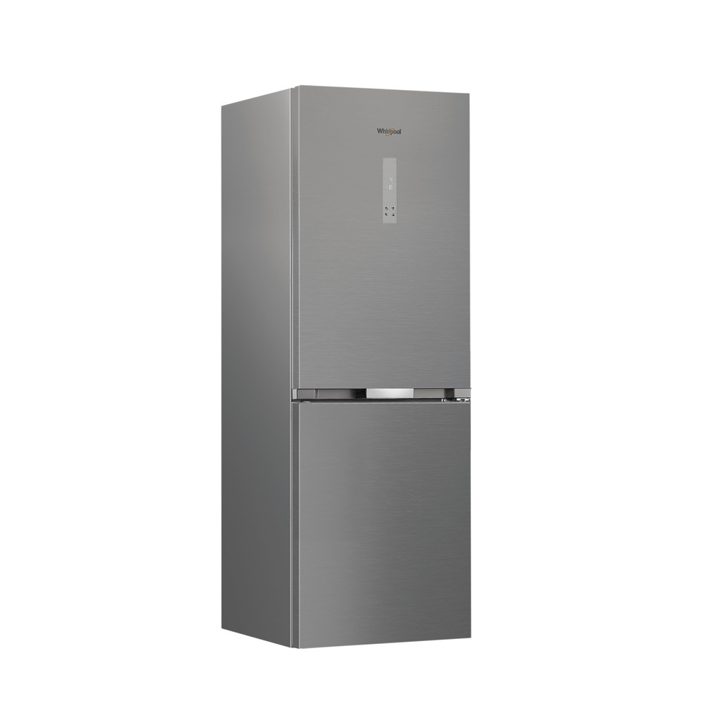Whirlpool Refrigerator | WHK 26362 XP4E | Energy efficiency class E | Free standing | Combi | Height 186.5 cm | No Frost system | Fridge net capacity 210 L | Freezer net capacity 106 L | 37 dB | Silver - Image 2