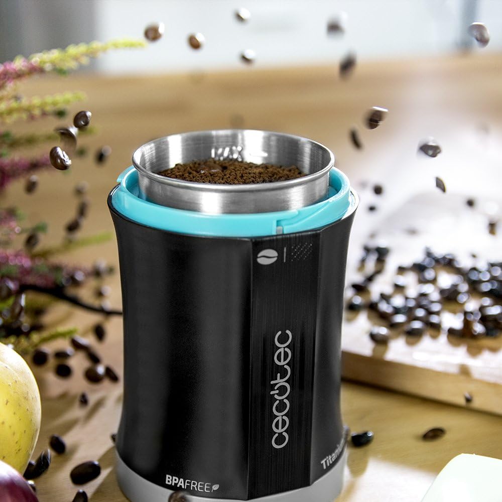 Cecotec Electric Coffee and Spices Grinder | TitanMill 200 | 200 W | Coffee beans capacity 50 g | Number of cups 10 pc(s) - Image 5