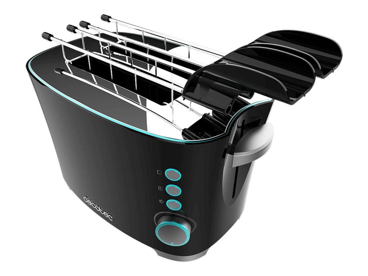 Cecotec Toaster | Toast&Taste Double B | Power 650 W | Number of slots 2 | Housing material Stainless steel - Image 2