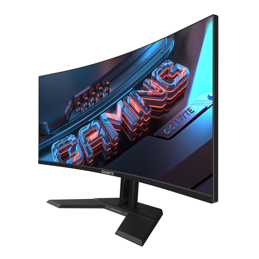 Gigabyte | GS34WQC EK1 | 34 " | VA | 21:9 | 135 Hz | 1 ms | 3440 x 1440 pixels | 300 cd/m² | HDMI ports quantity 2 | Black - Image 2