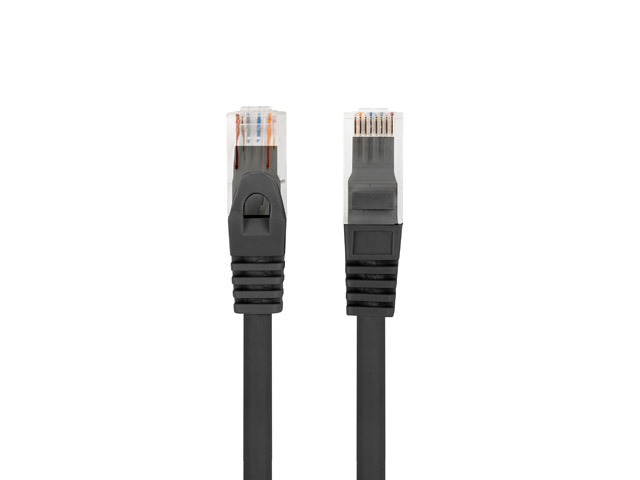 Lanberg | Patchcord Cat.6 UTP LSZH CU | PCU6-10CU-0100-BK | 1 m | Black - Image 4