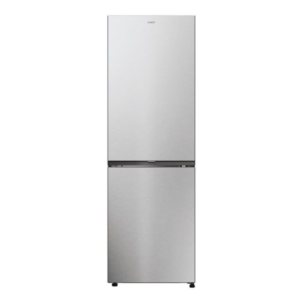 Candy ECN2CQTEX186 Refrigerator, E, Freestanding, Combi, Height 185cm, Fridge net 235 L, Freezer net 120 L, Inox | Candy
