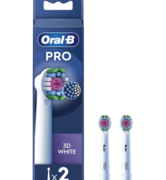 Oral-B | Replaceable Toothbrush Heads | PRO 3D White refill | Heads | Does not apply | Number of brush heads included 2