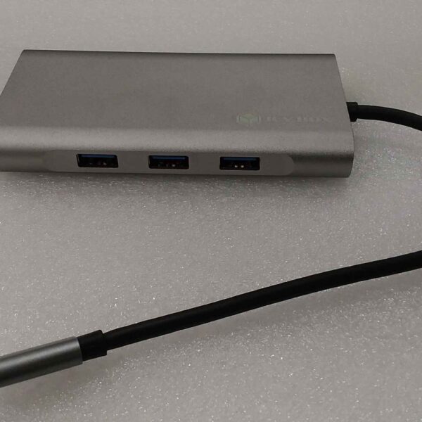 SALE OUT. Icy Box IB-DK4040-CPD USB Type-C™ DockingStation with two video interfaces | Raidsonic DEMO