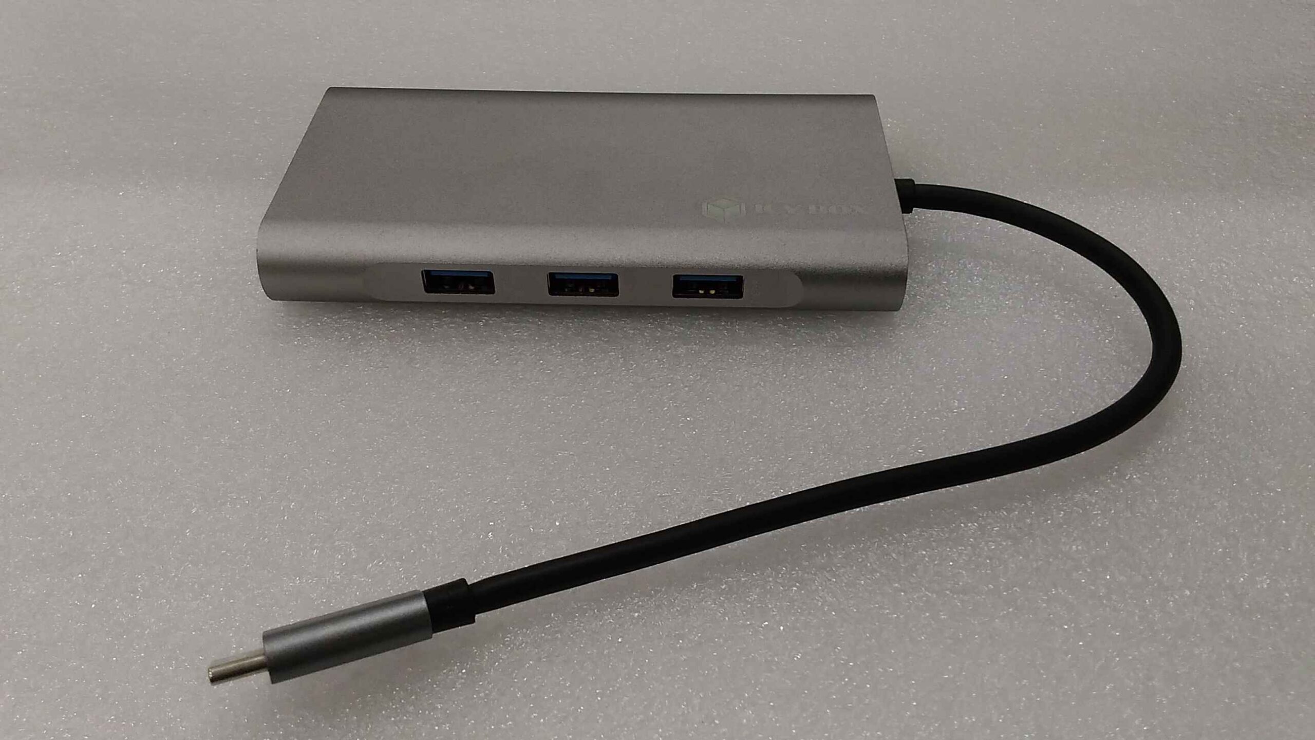 SALE OUT. Icy Box IB-DK4040-CPD USB Type-C™ DockingStation with two video interfaces | Raidsonic DEMO