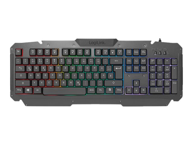 Logilink | Gaming-Set, keyboard, mouse and mouspad | ID0185 | Keyboard, Mouse and Pad Set | Wired | Mouse included | DE | Numeric keypad - Image 2