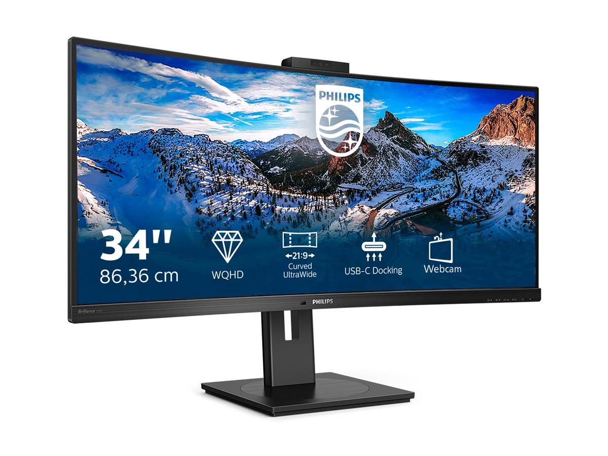 Philips | Curved UltraWide | 346P1CRH | 34 " | VA | WQHD | 21:9 | 100 Hz | 4 ms | 3440 x 1440 | 500 cd/m² | HDMI ports quantity 1 | Black | Warranty 24 month(s) - Image 11