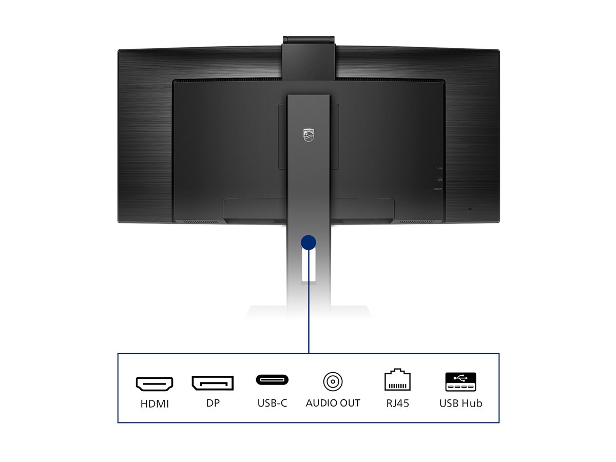 Philips | Curved UltraWide | 346P1CRH | 34 " | VA | WQHD | 21:9 | 100 Hz | 4 ms | 3440 x 1440 | 500 cd/m² | HDMI ports quantity 1 | Black | Warranty 24 month(s) - Image 31