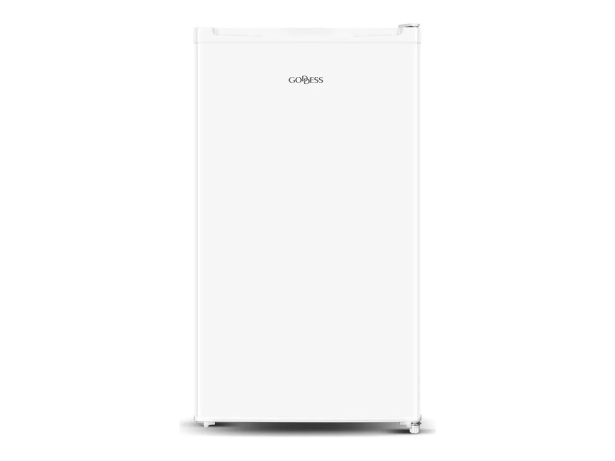 Goddess Refrigerator | GODRME085GW8SSE | Energy efficiency class E | Free standing | Larder | Height 85 cm | Fridge net capacity 88 L | 39 dB | White - Image 2
