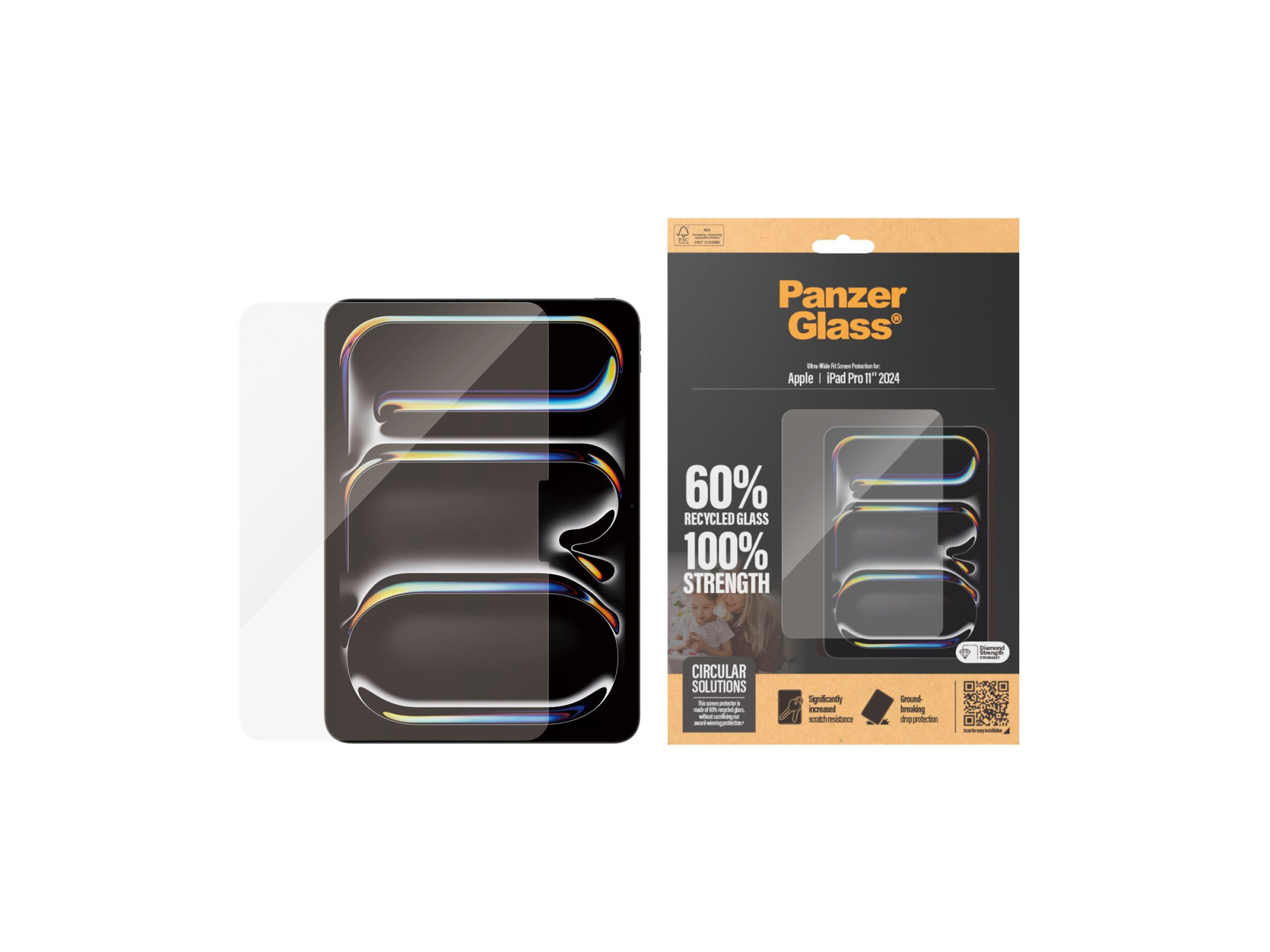PanzerGlass Ultra-Wide Fit | 2831 | 11 " | Screen protector | Transparent - Image 9