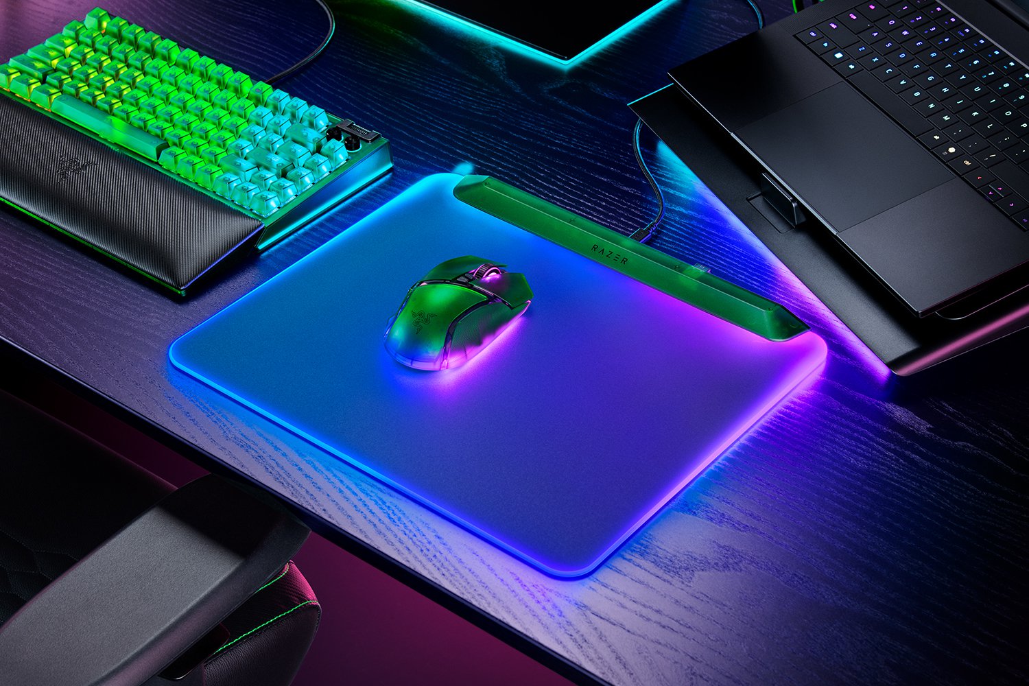 Razer | Firefly V2 Pro | Mouse pad | 360 x 278 mm | Phantom Green Edition - Image 5