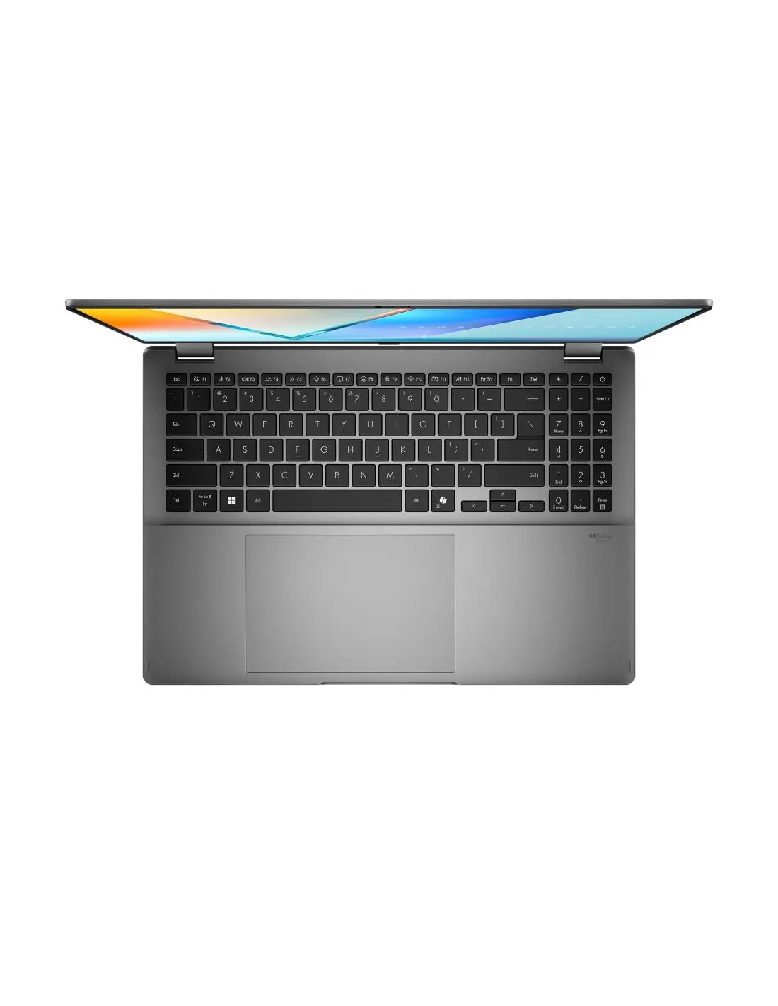 Asus Vivobook 16 Flip TP3607SH-RJ013W | Matte Gray | 16 " | OLED | Touchscreen | 3K | 2880 x 1800 pixels | Glossy | Intel Core Ultra 7 | 258V | 32 GB | LPDDR5X | Solid-state drive capacity 1000 GB | Intel Arc Graphics | Windows 11 Home | 802.11be | Bluetooth version 5.4 | Keyboard language English | Keyboard backlit | Warranty 24 month(s) - Image 2