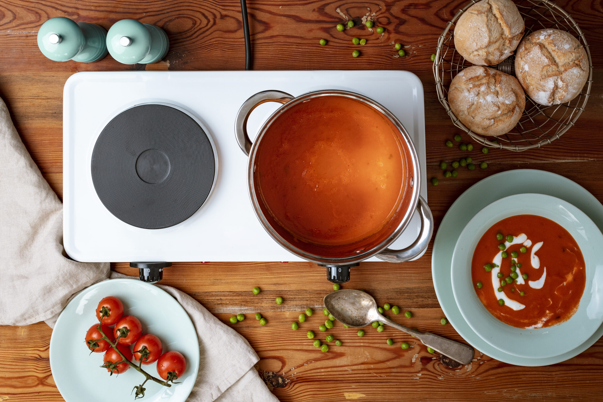 Adler Hot Plate | AD 6520 | Number of burners/cooking zones 2 | White | Electric - Image 12