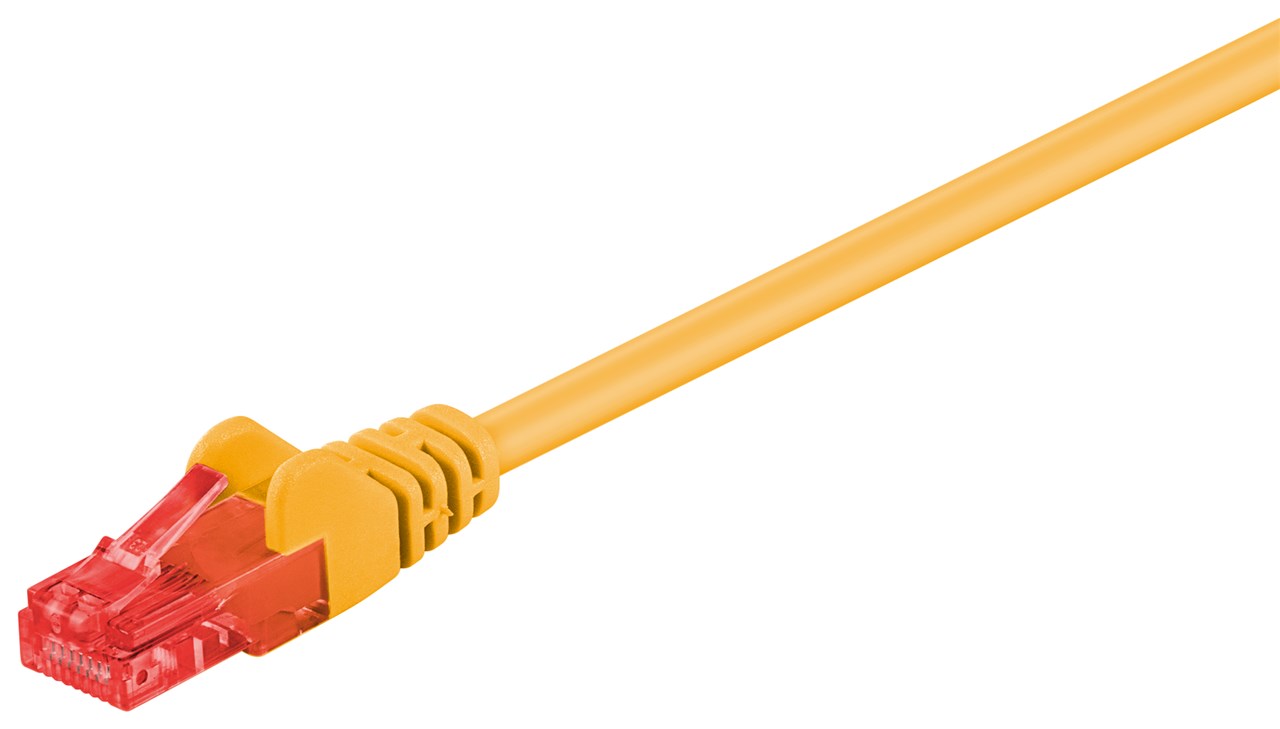 Goobay CAT 6, U/UTP | Patch Cable | Yellow