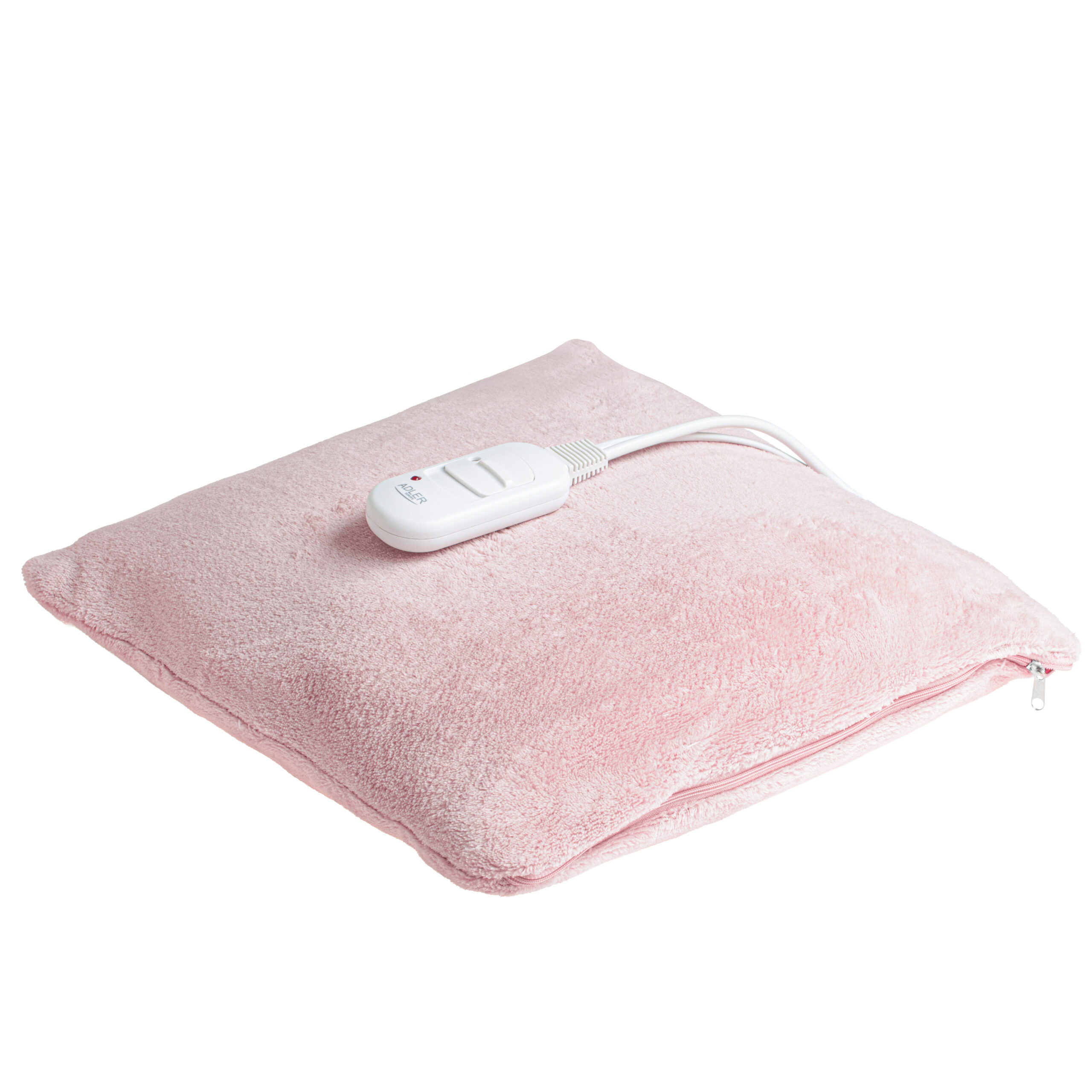 Adler Super Soft Electric Heating Pad | AD 7444 | Number of heating levels 2 | Number of persons 1 | Washable | Remote control | 80 W | Pink - Image 6