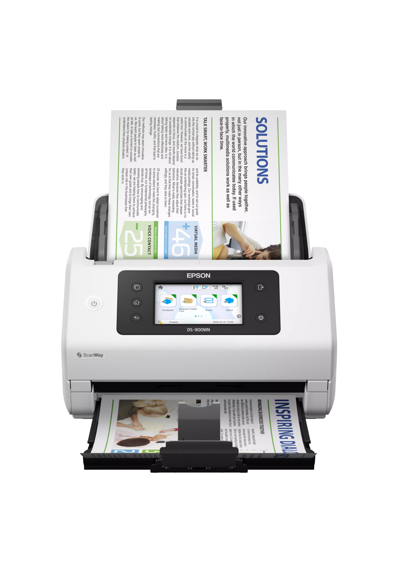 Epson Network Business Scanner | WorkForce DS-900WN | Colour | Wireless - Image 3