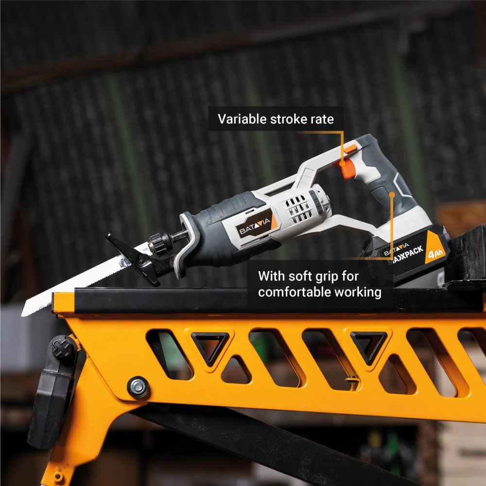 18V Cordless Reciprocating Saw - Without Battery and Charger - Image 2