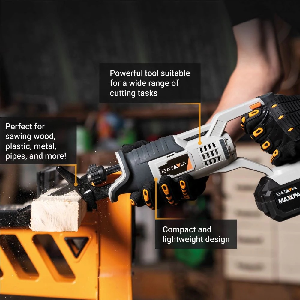 18V Cordless Reciprocating Saw - Without Battery and Charger - Image 3
