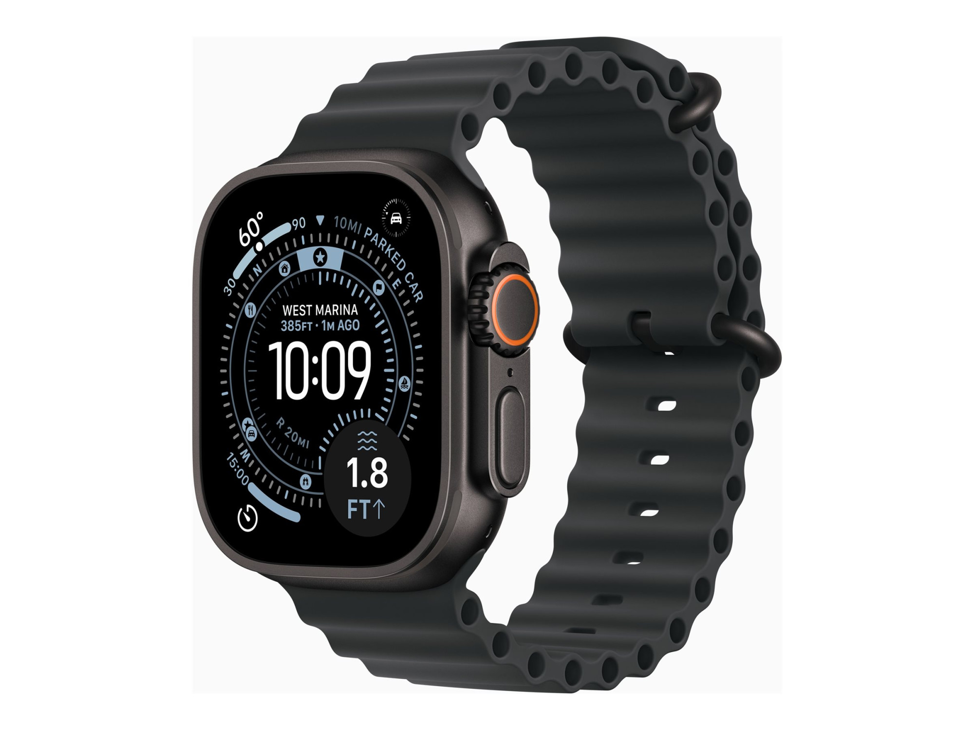 Apple Watch Ultra 3 | Smart watch | GPS (satellite) | LTPO OLED Always-On Retina display | Black Titanium
