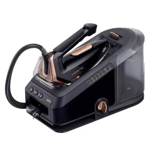 Braun Steam Station | IS7286 | 2700 W | 2 L | 8 bar | Auto power off | Vertical steam function | Calc-clean function | Black