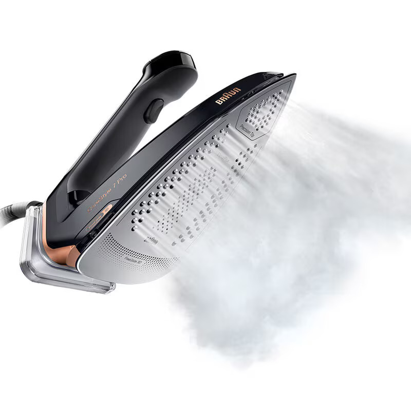 Braun Steam Station | IS7286 | 2700 W | 2 L | 8 bar | Auto power off | Vertical steam function | Calc-clean function | Black - Image 4