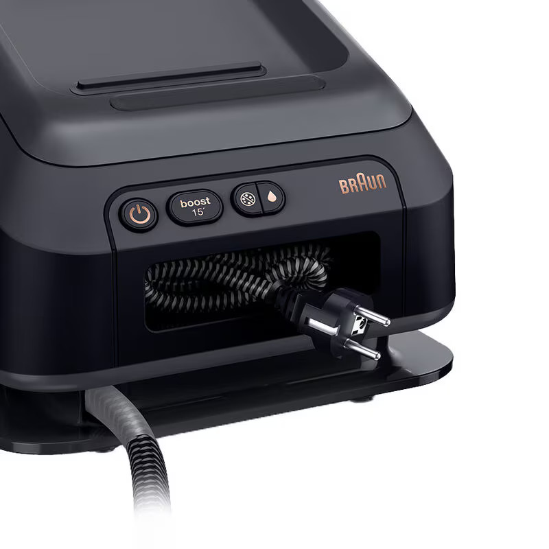 Braun Steam Station | IS7286 | 2700 W | 2 L | 8 bar | Auto power off | Vertical steam function | Calc-clean function | Black - Image 5