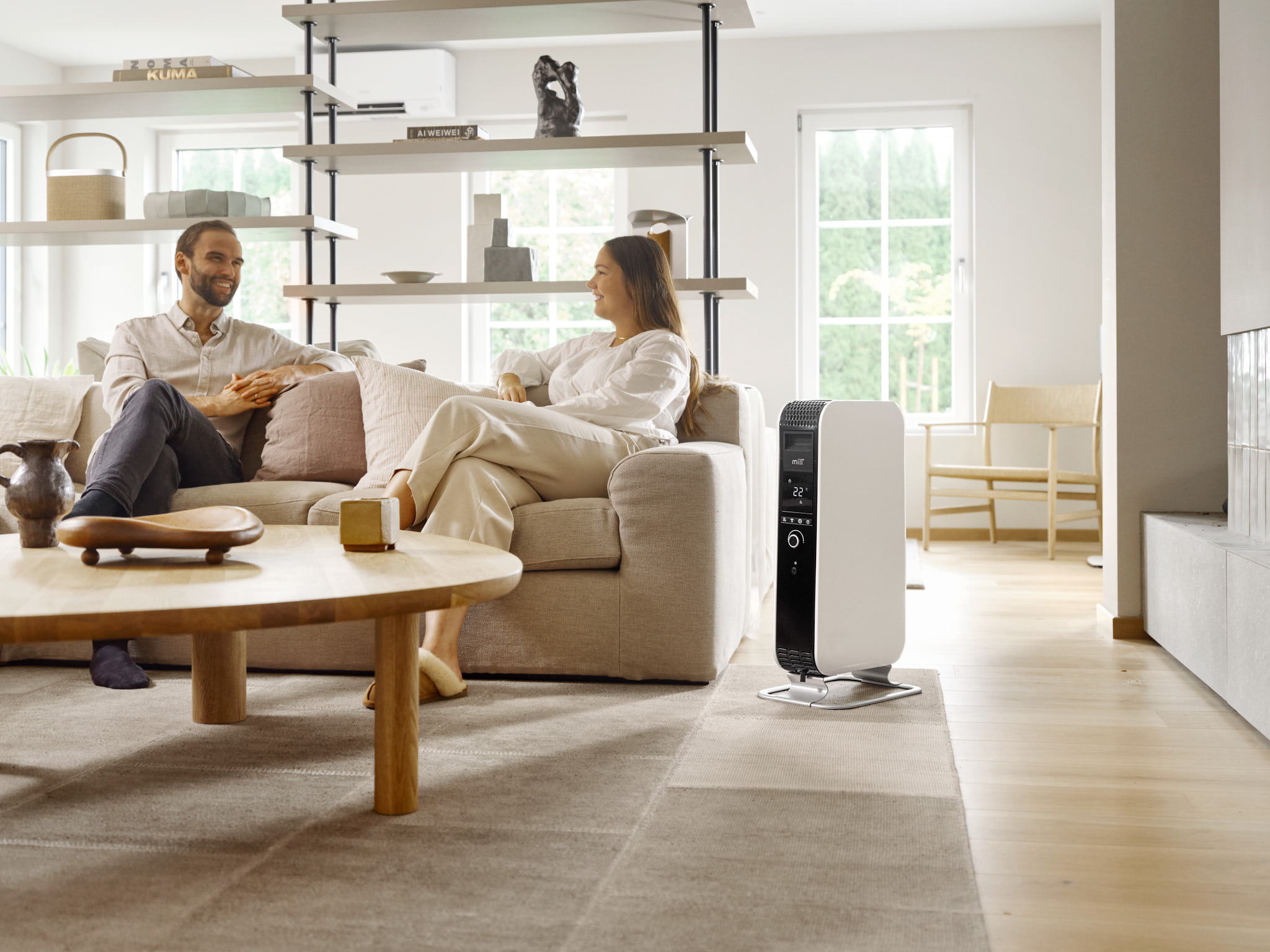 Mill | Heater | AB-H1000MEC | Oil Filled Radiator | 1000 W | Number of power levels 3 | Suitable for rooms up to 12-16 m² | White - Image 6