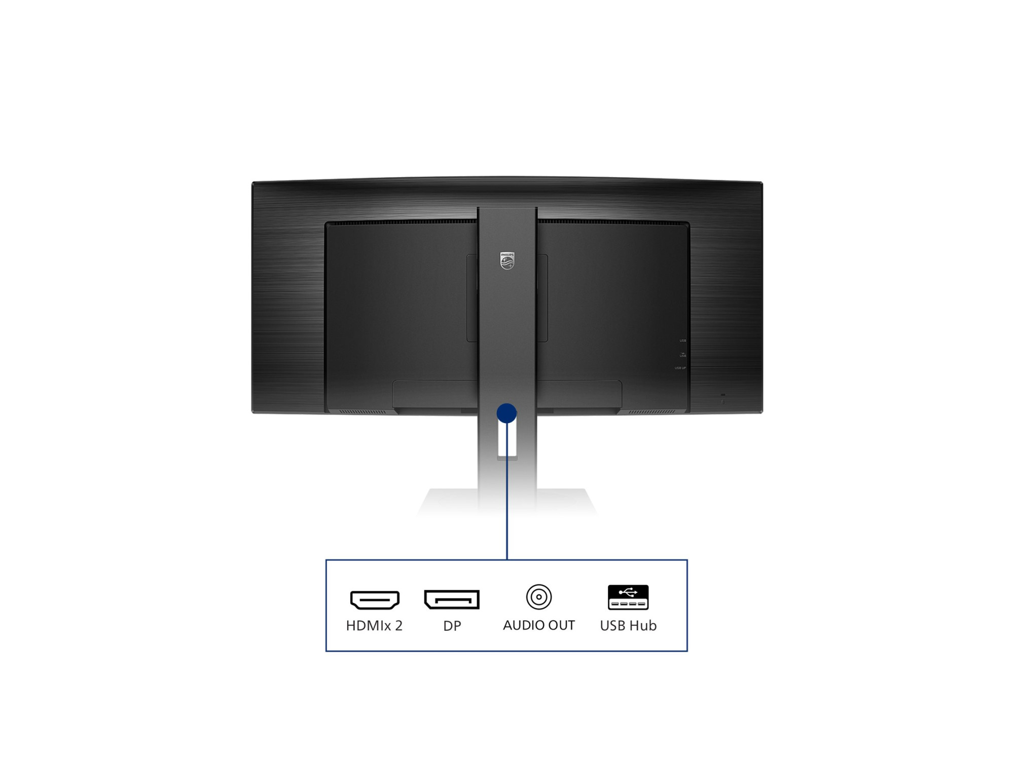 Philips | Curved UltraWide | 345B1C | 34 " | VA | WQHD | 21:9 | 100 Hz | 5 ms | 3440 x 1440 | 300 cd/m² | HDMI ports quantity 1 | Black | Warranty 24 month(s) - Image 16