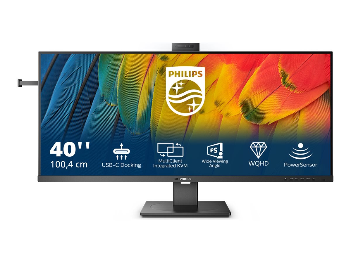 Philips | Business Monitor | 40B1U5601H/00 | 40 " | IPS | 21:9 | 100 Hz | 4 ms | 3440 x 1440 pixels | 300 cd/m² | Black - Image 5