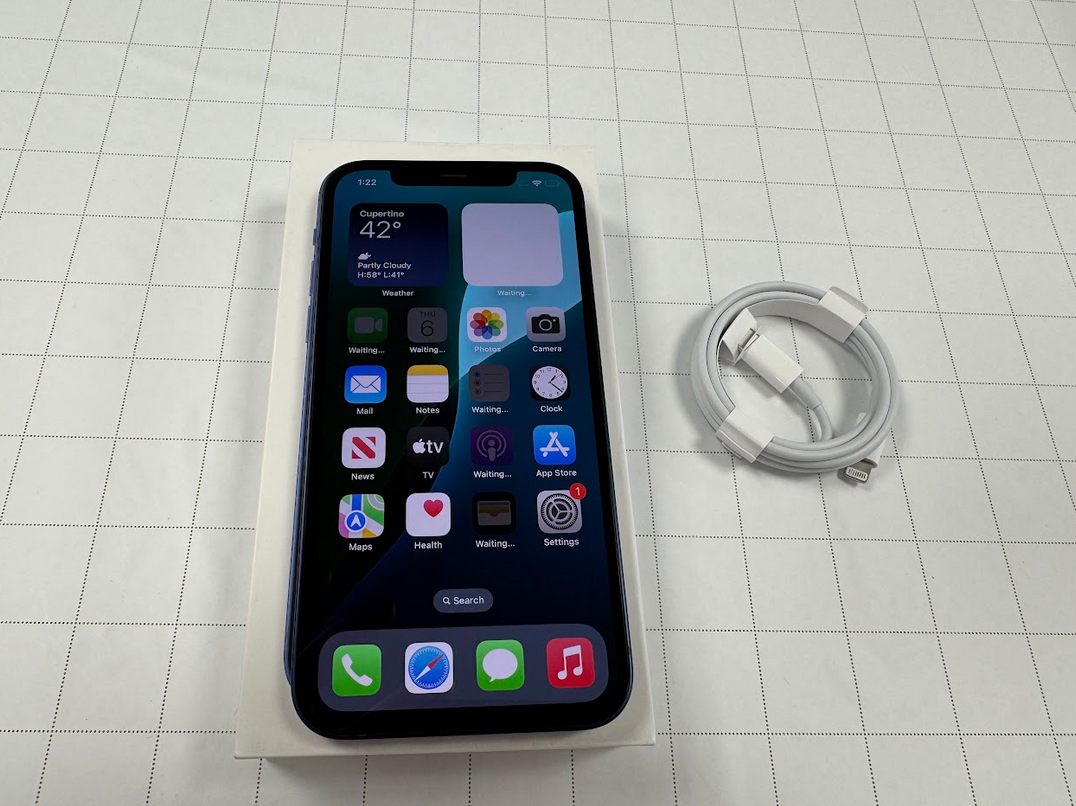 Apple Renew | Grade B | iPhone 12 | Blue | 6.1 " | Super Retina XDR OLED | 2532 x 1170 pixels | 4 GB | 64 GB | Dual SIM | 4G | 5G | 12+12 MP | iOS | 18