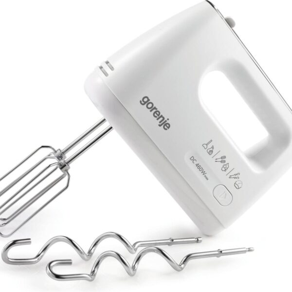Gorenje | Hand Mixer | M460CDC | Hand Mixer | 460 W | Number of speeds 5 | Turbo mode | White