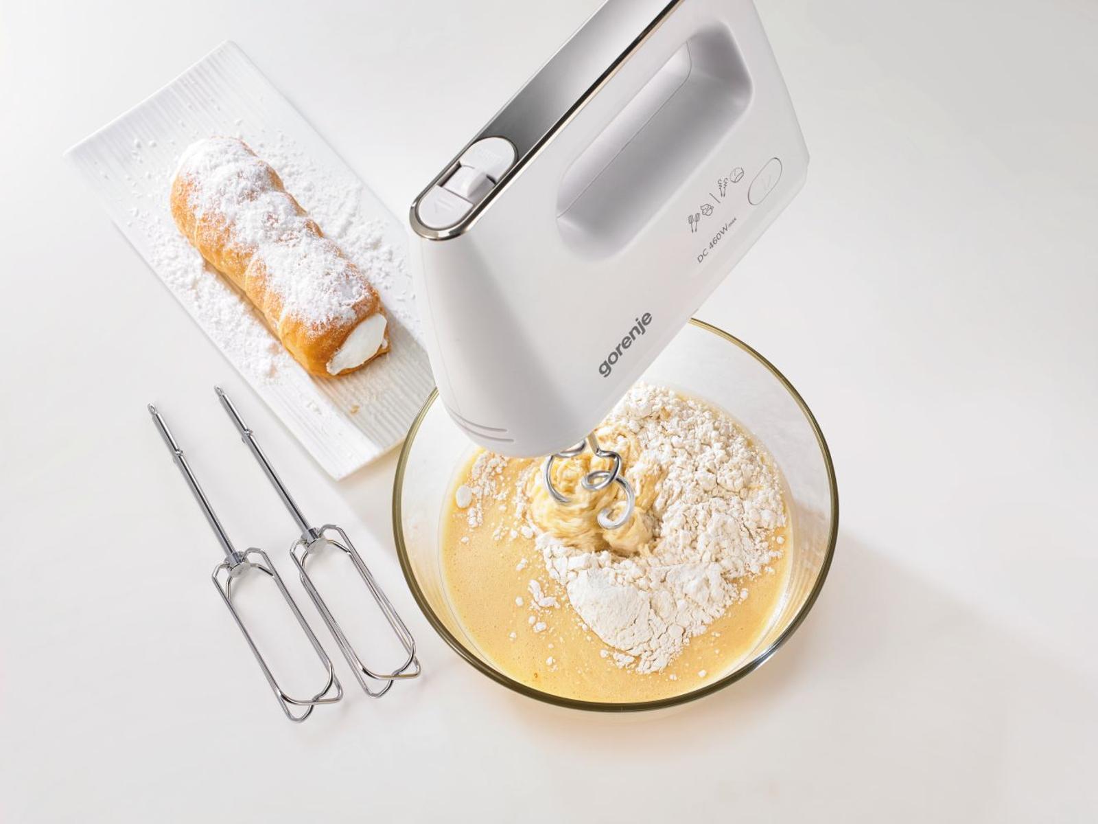 Gorenje | Hand Mixer | M460CDC | Hand Mixer | 460 W | Number of speeds 5 | Turbo mode | White - Image 6