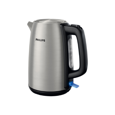 Philips | Kettle | HD9351/90 | Electric | 2200 W | 1.7 L | Stainless steel | 360° rotational base | Stainless steel - Image 2