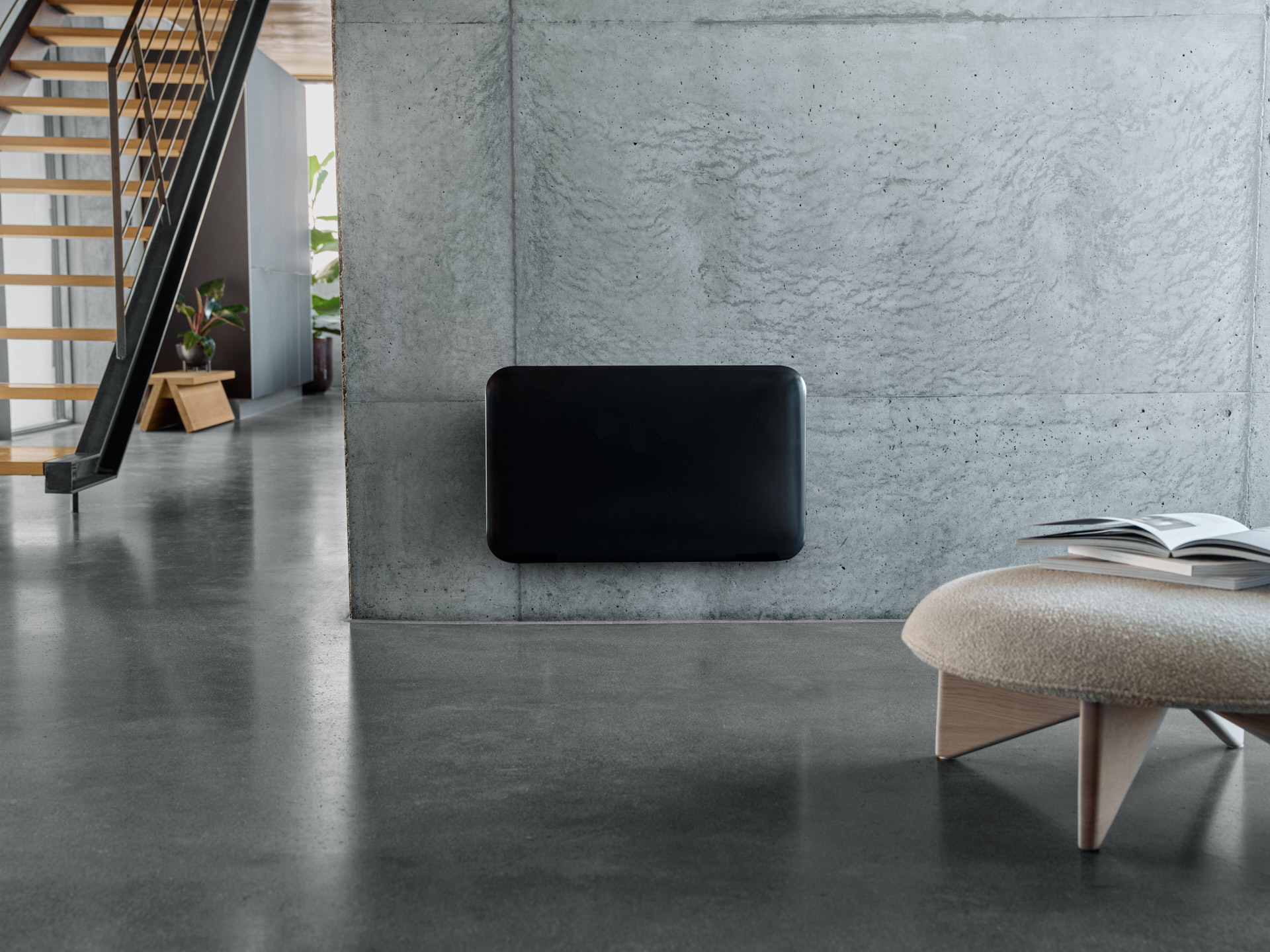 Mill Invisible Smart WiFi Panel Heater | PA700WIFI4B | Panel Heater | 700 W | Suitable for rooms up to 9-12 m² | Black | IPX4 - Image 2